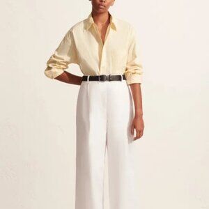 Matteau Classic Stripe Shirt in Butter Creme